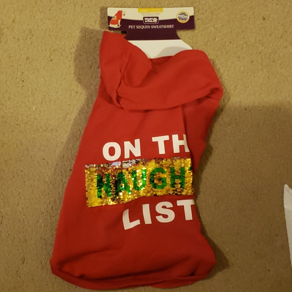 Heart to Tail Pet Sequin Sweatshirt